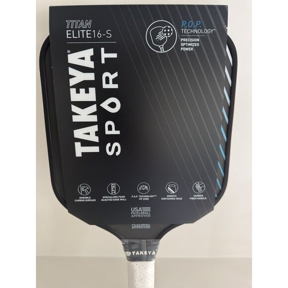 Takeya Sport Titan Elite 16-S Pickleball Paddle PRO 56011, 16in designed in USA - Picture 4 of 14